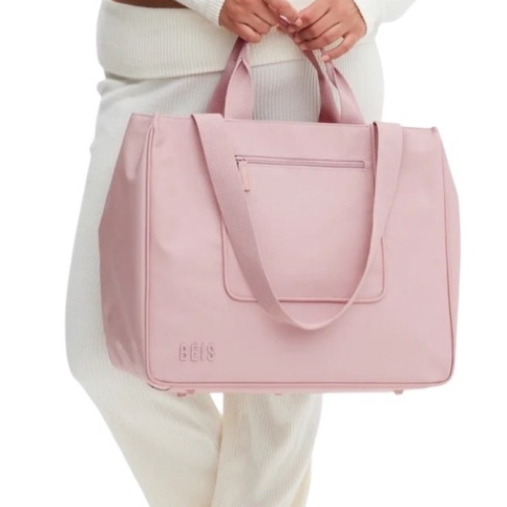 NWT BEIS The East/West Tote in Atlas Pink